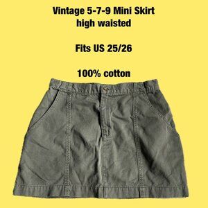 Vintage 579 Green Skirt